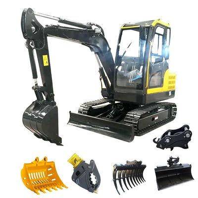 escavatore Hydraulic Energy Saving Mini Powerful del cingolo di 2800mm