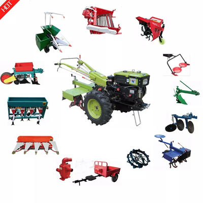 Passeggiata della ruota di Agricultrue 2 dietro l'attrezzo multifunzionale di potere di Motocultor del trattore