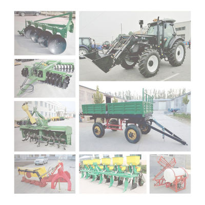Trattore agricolo agricolo rosso un trattore compatto da 35 cavalli vapore con Front Loader