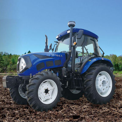 Trattore agricolo agricolo rosso un trattore compatto da 35 cavalli vapore con Front Loader