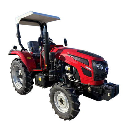 4wd un trattore blu agricolo di 4 ruote del trattore agricolo 60hp con le parti