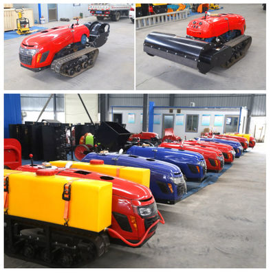 Pista di gomma agricola Mini Power Tiller del trattore agricolo del cingolo