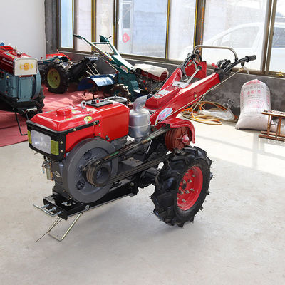 22HP trattore condotto a piedi di camminata della ruota del trattore agricolo due con l'aratro a disco