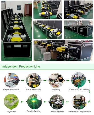 spruzzatore agricolo del fuco di 50x50x50cm per difesa delle colture di larghezza di 2-5m