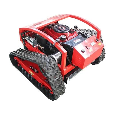 Benzina automatica del robot della falciatrice da giardino del cingolo di gomma automotrice