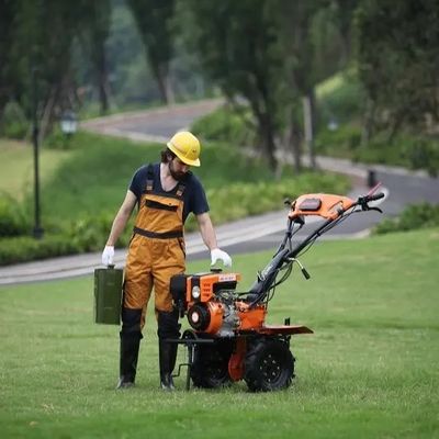 attrezzo rotatorio del trattore del coltivatore 5.5kw dell'zappa rotativa 170F con una cassetta portautensili