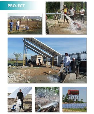 pompa idraulica del certificato 10hp del CE della pompa idraulica del pannello solare 5hp per il sistema di agricoltura
