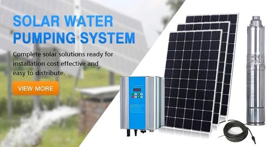 pompa idraulica del certificato 10hp del CE della pompa idraulica del pannello solare 5hp per il sistema di agricoltura