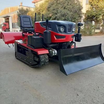 Azionamento Mini Tiller Machine For Planter dell'ingranaggio del trattore agricolo del cingolo 15KM/H
