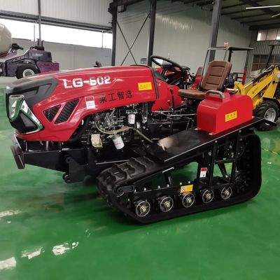 Azionamento Mini Tiller Machine For Planter dell'ingranaggio del trattore agricolo del cingolo 15KM/H