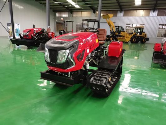 800 attrezzo del trattore agricolo 25hp Mini Crawler Tractor For Rotary del cingolo di chilogrammo