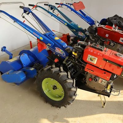piccola passeggiata del cultivatore di potere di Motocultor del trattore agricolo 22hp dietro il trattore 20hp del giardino