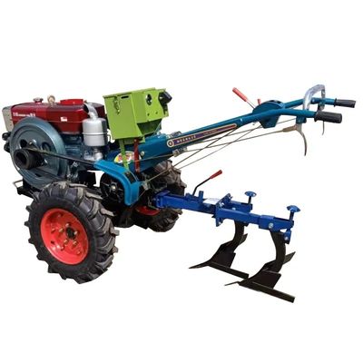 12hp trattore agricolo di camminata 18hp Mini Diesel Walking Hand Tractor 16hp